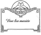 coloriage vive les maries